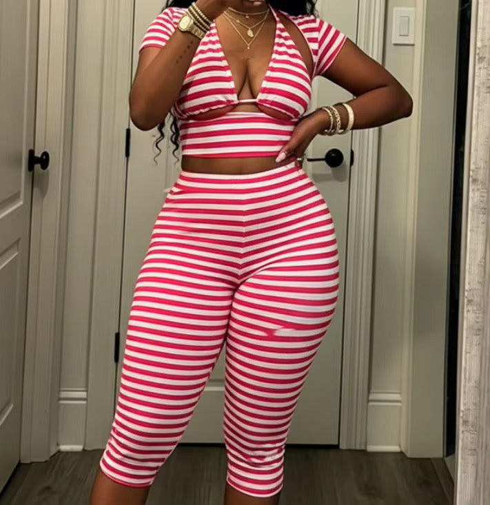 Stripes long set
