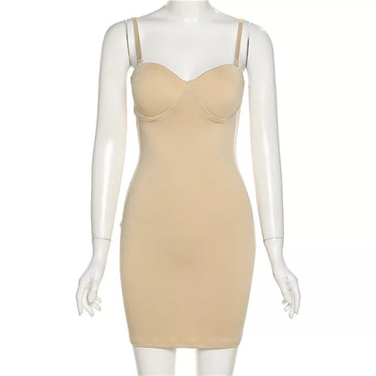 Miya nude dress